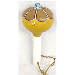 Native American Laguna Pueblo Gourd Rattle