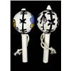 Image 6 : 2 Hopi Hand Painted Gourd Baby Rattles