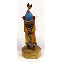 Hopi Aholi Kachina by Wally Navasie