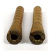 Image 2 : 2 Antique Wood Textile Mill Bobbins
