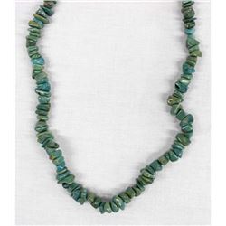 Navajo Green Turquoise Nugget Necklace
