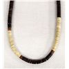 Image 1 : Santo Domingo Shell and Pipestone Heishi Necklace