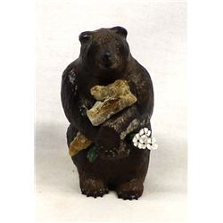 Vintage Zuni Bear Fetish by Fred Bowannie