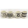 Image 7 : Set of 4 Anasazi Traders Ceramic Cups