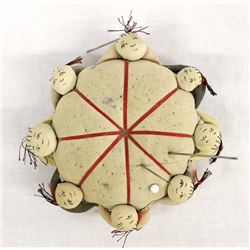 Vintage Chinese 8 Person Pin Cushion