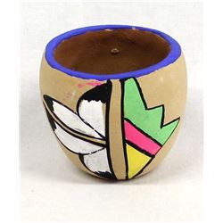 Tesuque Poster Paint Pottery Bowl