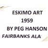 Image 8 : 2 Framed Original Eskimo Paintings by Peg Hanson