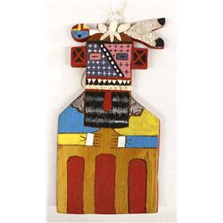 Hopi Cradleboard Kachina by Roy Dewangyumptewa