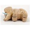 Image 8 : Zuni Carved Dolomite Elephant with Turquoise Tusks by Fabian Tsethlikai