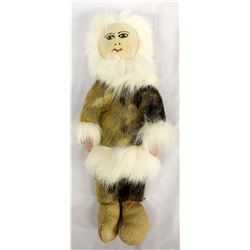 Vintage Northwest Coast Leather & Fur Doll