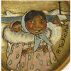 Image 2 : Northwest Coast Painting on Leather by Tuckichuk