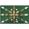 Image 3 : Contemporary Stone Arrowheads in Wood Display Box