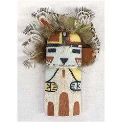 Vintage Hopi Sun Old Style Cradleboard Natiatsop Ladder Dancer Kachina