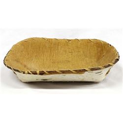 Alaskan Athabaskan Birch Bark Folded Basket