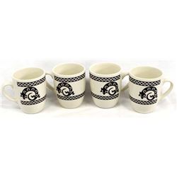 Set of 4 Anasazi Traders Ceramic Cups
