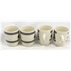 Image 3 : Set of 4 Anasazi Traders Ceramic Cups