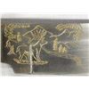 Image 3 : Stag Handled Knife with Engraved Blade