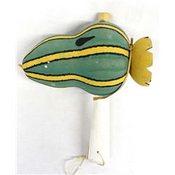 Vintage Hopi Squash Rattle by Todd Hoyungowa