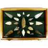 Image 2 : Spearpoints & Arrowheads in Wood Display Box