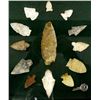 Image 3 : Spearpoints & Arrowheads in Wood Display Box