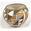 Image 1 : Acoma Polychrome Pottery Bowl by L. Joe