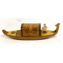 Reuge Swiss Musical Gondola Cigarette Dispenser