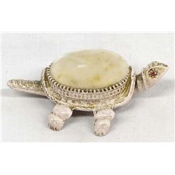 Vintage Florenza Mechanical Turtle Pin Cushion