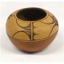 Zia Pueblo Pottery Bowl by Eusebia Shije