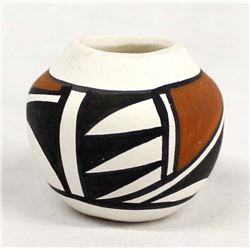 Isleta Miniature Pottery Bowl by Y. Olguin