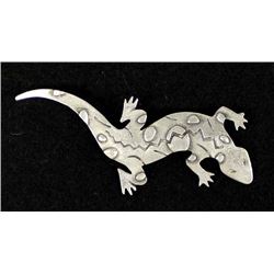 1988 Jonette Pewter Lizard Pin