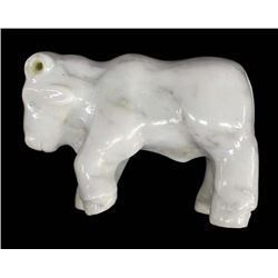 Zuni Carved Marble Goat by Bryston Bowannie