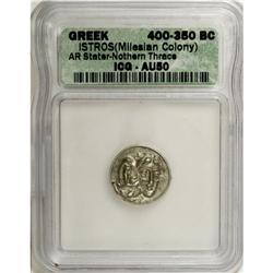 Moesia, Istros. Ca. 4th century B.C. AR drachm (17 mm). 