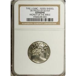 Phoenicia, Tyre. 126/5 B.C.-A.D. 65/6. AR shekel (28 mm 