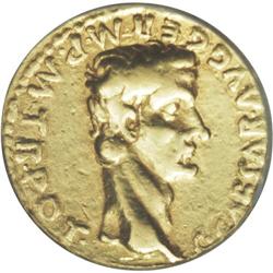 Caligula, with Agrippina I. A.D. 37-41. AV aureus (18 m 