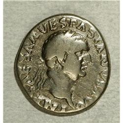 Vespasian. A.D. 69-79. AR denarius (16 mm, 3.20 g). ''J 