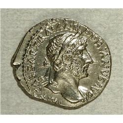 Hadrian. A.D. 117-138. AR denarius (19 mm, 3.02 g). Rom 