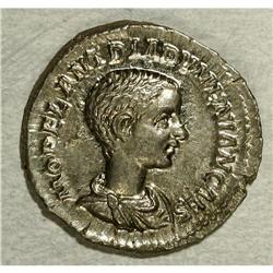 Diadumenian. Caesar, A.D. 217-218. AR denarius (20 mm, 