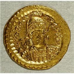 Marcian. A.D. 450-457. AV solidus (21 mm, 4.48 g). Cons 