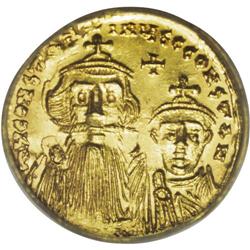 Constans II. 641-668. AV Solidus (20 mm). Constantinopl 