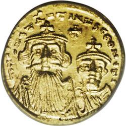 Constans II. 641-668. AV Solidus (20 mm). Constantinopl 