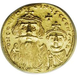 Constans II. 641-668. AV Solidus (20 mm). Constantinopl 