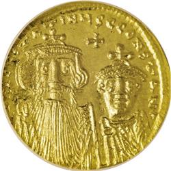 Constans II. 641-668. AV Solidus (21 mm). Constantinopl 