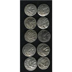 Lot of ten Macedonian drachms. Includes: Alexander III 