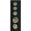 Image 1 : Lot of five silver coins from southern Asia Minor and t 