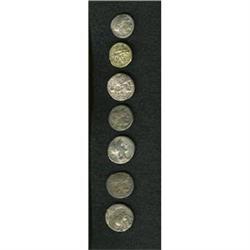 Lot of seven Republican silver coins. Includes: Anonymo 