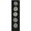 Image 2 : Lot of five denarii of Septimius Severus. Includes: Jup 
