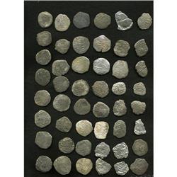 Atocha. 48-piece lot of Grade 4 Philip III 4 Reales wit 