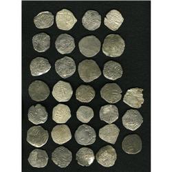 Atocha. 31-piece lot of Philip III 4 Reales with Certif 