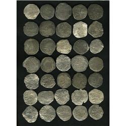 Atocha. 35-piece lot of Grade 3 Philip III 8 Reales wit 