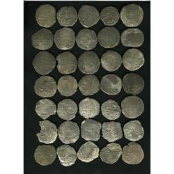 Atocha. 35-piece lot of Grade 3 Philip III 8 Reales wit 